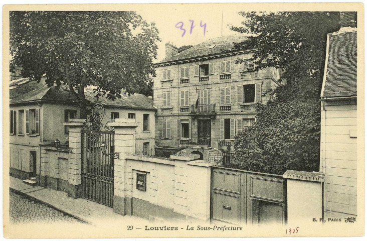 Louviers-Ville. La Sous-Préfecture.