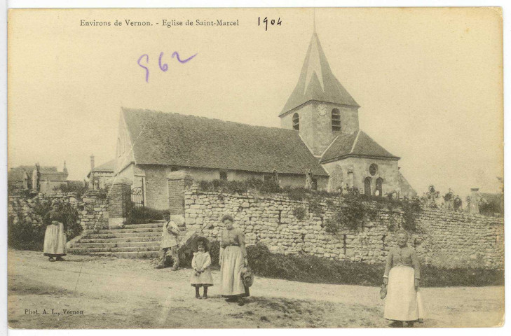 Saint-Marcel. Eglise de Saint-Marcel.