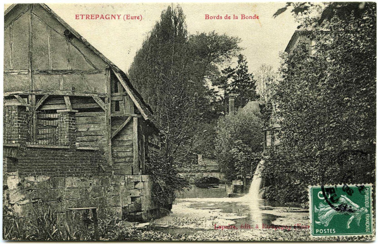 Etrépagny. Bords de la bonde.