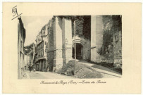 Beaumont-le-Roger. Entrée des Ruines.