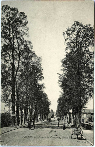 Evreux-Ville. Avenue de Cambolle, Route de Caen.