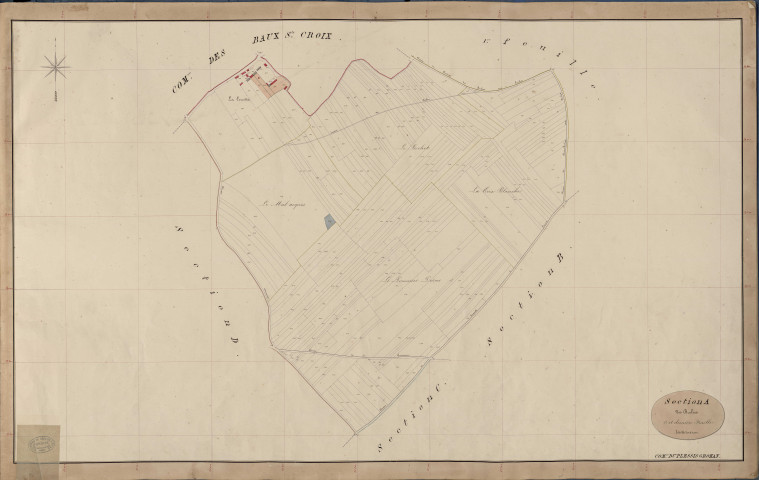 Plessis-Grohan (Le). Section A _ des Brulins _ 2e et dernière Feuille