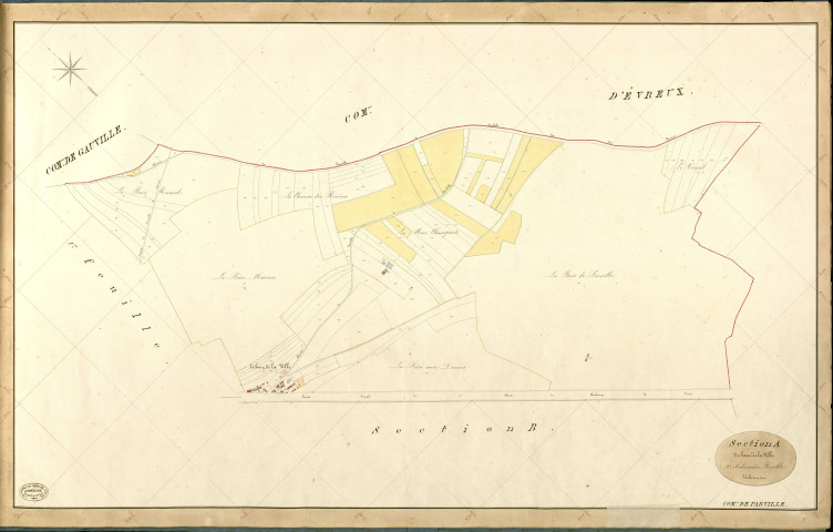 Parville. Section A _ du bout de la Ville _ 2e et dernière Feuille