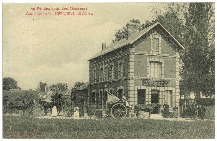 Herqueville. Au rendez-vous des Chasseurs Café-Restaurant - Herqueville (Eure).