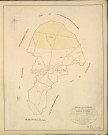 Haye-du-Theil (La). Tableau d'assemblage _ du Plan Parcellaire de la Commune de La Haye-du-Theil _ Canton d'Amfreville - Louviers - Eure. _ Terminé sur le Terrain en 1828 , sous l'administration de M. Le Vicomte Raymond Delaître , Préfet _ M. Marsolet, Maire _ sous la Direction de M.Hurtrelle, Directeur des Contributions directes _ M. Hautier, Géomètre en Chef. _ Par M. Roger, Géomètre de 1re classe.