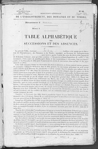 Tables 1935-1942