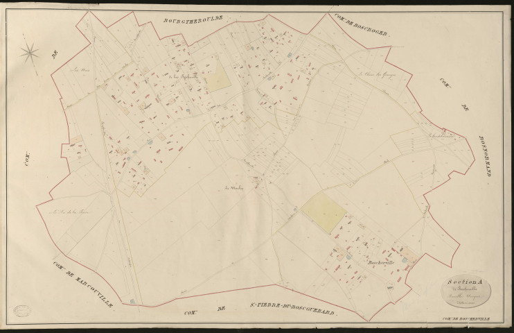 Boscherville. Section A _ de Boscherville _ Feuille Unique