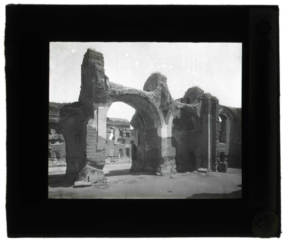 Thermes de Caracalla à Rome (Italie).