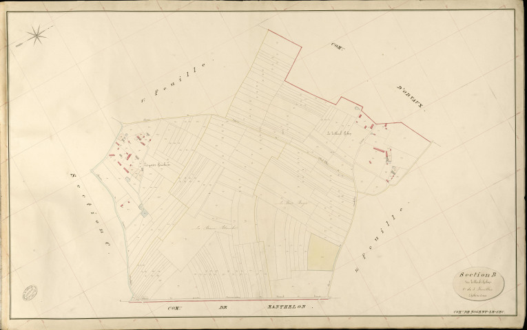 Nogent-le-Sec. Section B _ di Tilleul-Gibon _ 2e de 3 Feuilles