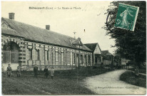 Hébécourt. La Mairie et l'Ecole.