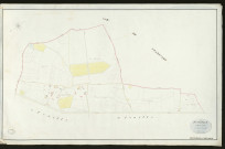 Ferrières-Saint-Hilaire. Section A _ Des Quatre Fossés _ 1ère de 3 feuilles _ Echelle de 1 à 2500