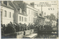 Gisors. Cavalcade en l'honneur du Millénaire Normand - Rue du Fossé aux Tanneurs.