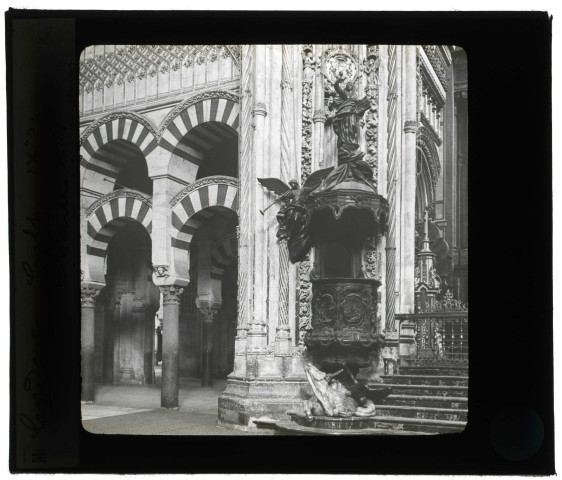 Cathédrale de Cordoue (Espagne), chaire.
