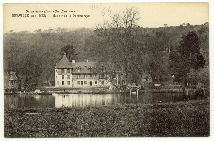 Berville-sur-Mer. Manoir de la Pommeraye.