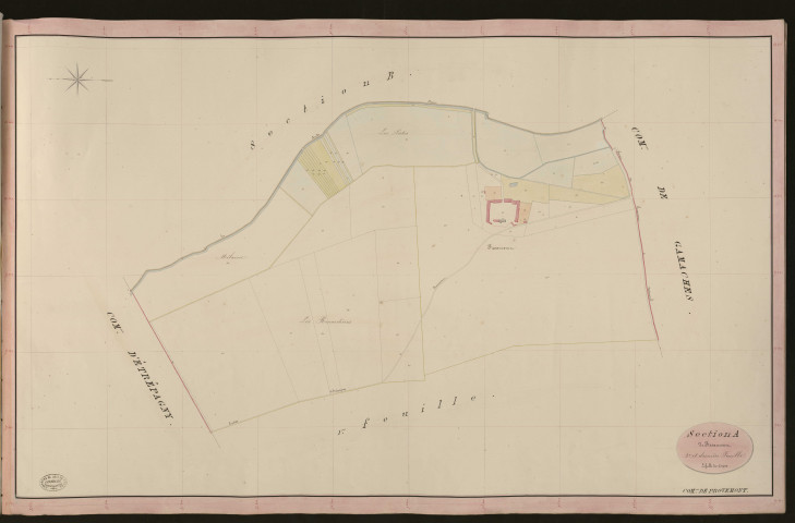Provemont. Section A _ de Fissancourt _ 2e et dernière Feuille
