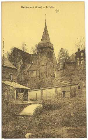 Hébécourt. L'Eglise.