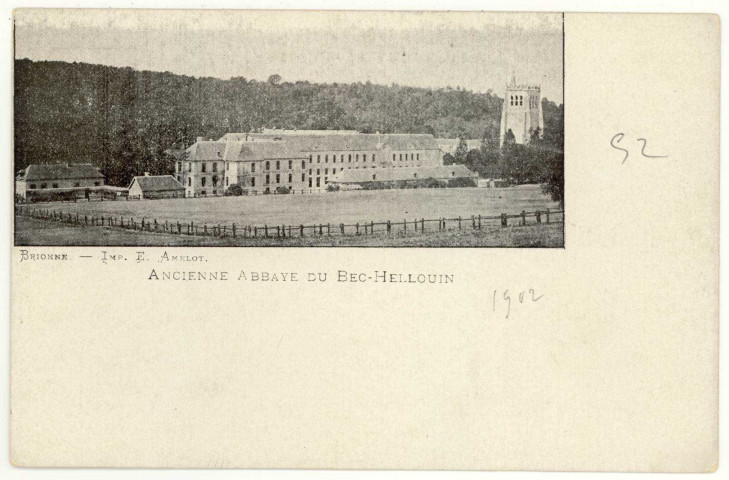Bec-Hellouin (Le). Ancienne Abbaye du Bec-Hellouin.