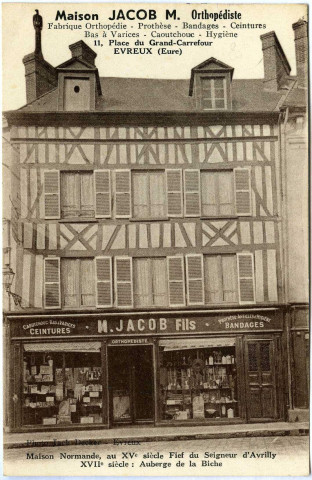 Evreux-Ville. Maison Jacob M Orthopédiste Maison Normande.