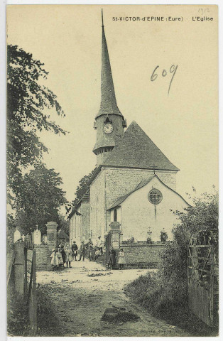 Saint-Victor-d'Epine. L'Eglise.