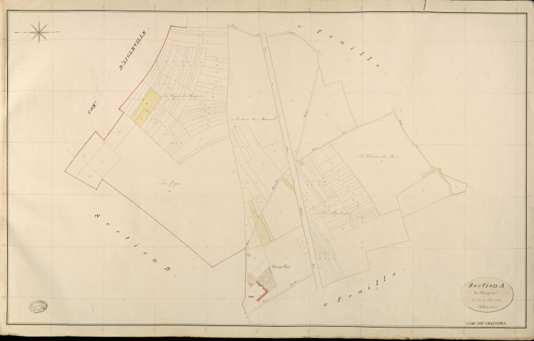 Chaignes. Section A _ de Chaignes _ 2e de 4 Feuilles
