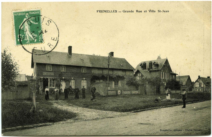 Boisemont. Frenelles. - Grande Rue et Villa St-Jean.