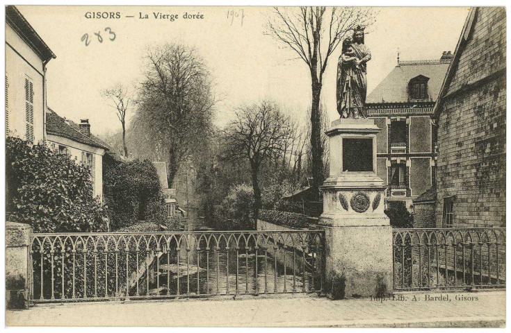 Gisors. La Vierge Dorée.