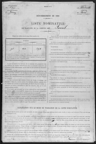 FAVRIL(LE) 1901