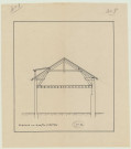 Breuilpont _"Ferme du château de Lorey. Propriété de Mme la comtesse de Montgrillon. Remise à grains et fourrage".