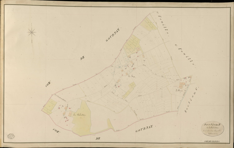 Barils (Les). Section B _ de la Chalardière _ 3e et dernière Feuille