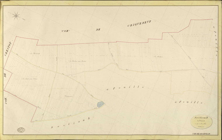 Cesseville. Section B _ des Froments _ 1re de 5 Feuilles