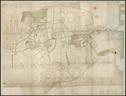 Bois-Anzeray - "Carte plan figuratif du noble fief de Marnières mouvant et dépendant de Notre-Dame de Lyre". *