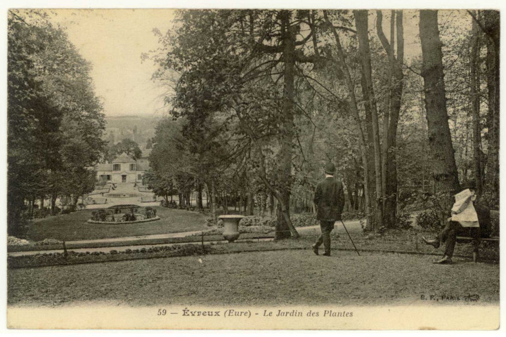 Evreux-Ville. Le Jardin des Plantes.