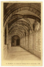 Evreux-Ville. Le Cloître de l'Evêché, Galerie méridional.