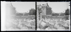 Cimetière musulman à Damas (Syrie).