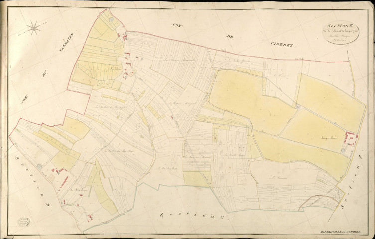 Martainville-du-Cormier. Section E _ de Rochefort et de Longue haie _ Feuille Unique