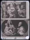 Musée de Dijon (Bourgogne), tableau de Lorenzo Lotto représentant la Sainte Famille et musée Condé de Chantilly (Oise), tableau de Sassoferrato représentant la Sainte Famille.