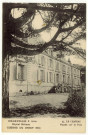 Caillouet-Orgeville. Hôpital militaire : Guerre du Droit 1914 : Le Château : Façade sur le Parc.
