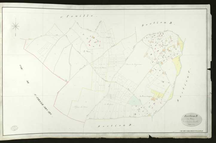 Saint-Philbert-Sur-Risle. Section E _ du Vièvre _ 2e et dernière Feuille