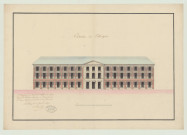 Evreux _Hospice rue Saint-Louis. Projet 3 _ " Dépôt de mendicité et l'hospice " .