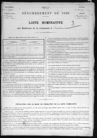 HEUDEBOUVILLE 1926