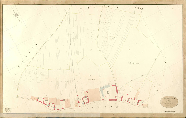Dardez. Section A _ du Village _ 6e de 7 Feuilles