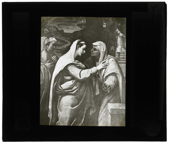 Musée du Louvre à Paris, tableau de Sebastiano del Piombo "La Visitation".