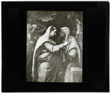 Musée du Louvre à Paris, tableau de Sebastiano del Piombo "La Visitation".