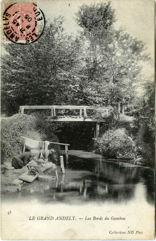 Andelys (Les). Le Grand-Andely. - Les Bords du Gambon.
