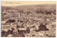 Pont-Audemer. Vue générale.