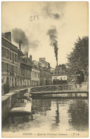 Gisors. Quai du Fossé-aux-Tanneurs.