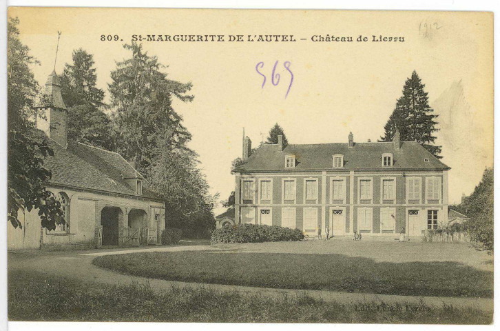 Sainte-Marguerite-de-l'Autel. Château de Lierru.