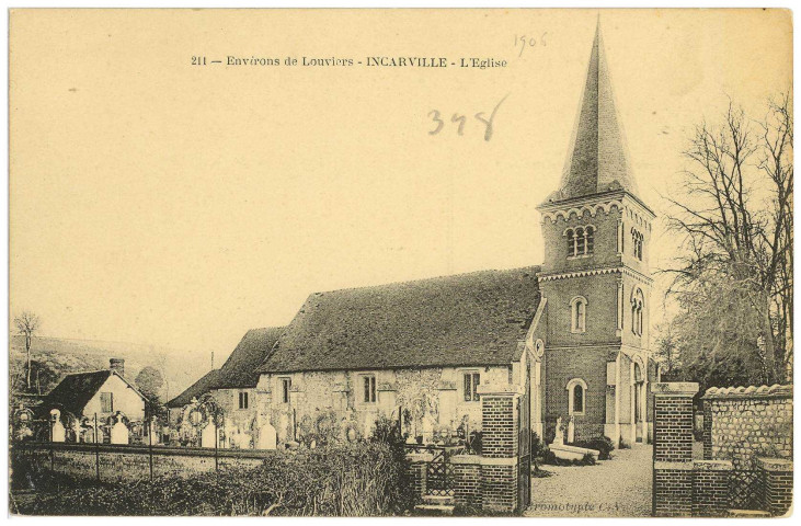 Incarville. Environs de Louviers - Incarville - L'Eglise.