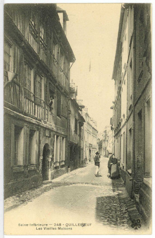 Quillebeuf-sur-Seine. Les Vieilles Maisons.