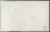 Réville. Section B _ du Haiblet _ 2ème et dernière feuille _ Echelle de 1 à 2500